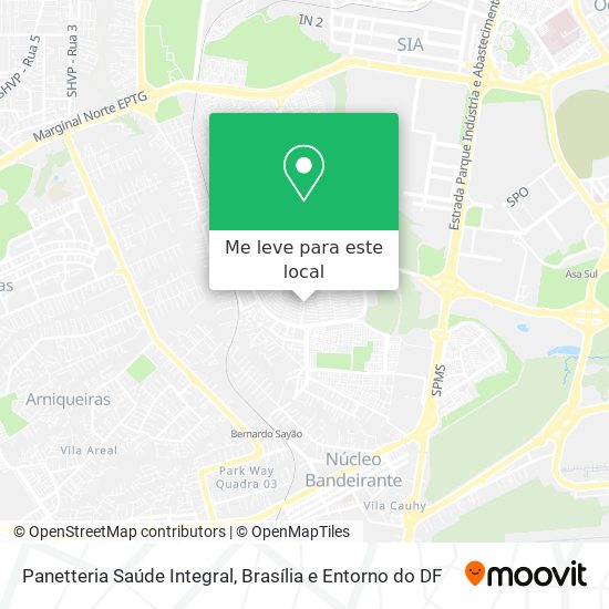 Panetteria Saúde Integral mapa
