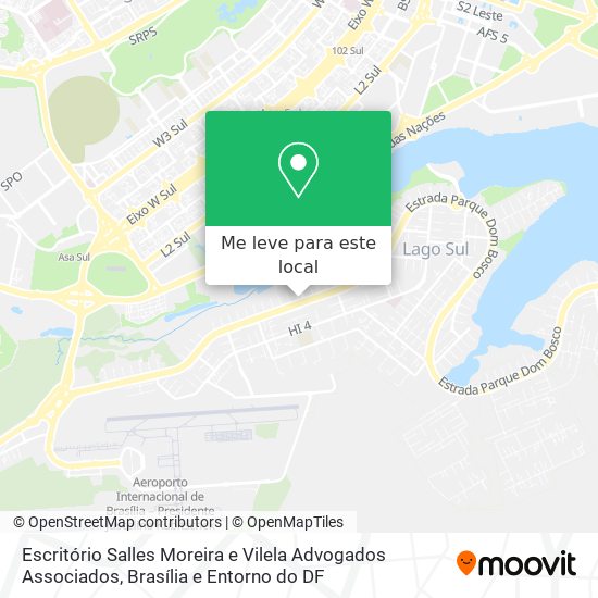 Escritório Salles Moreira e Vilela Advogados Associados mapa
