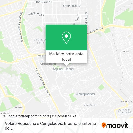 Volare Rotisseria e Congelados mapa