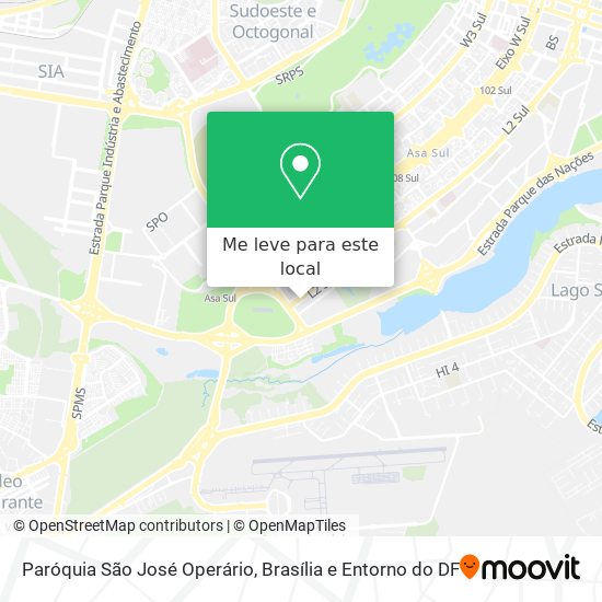 Paróquia São José Operário mapa