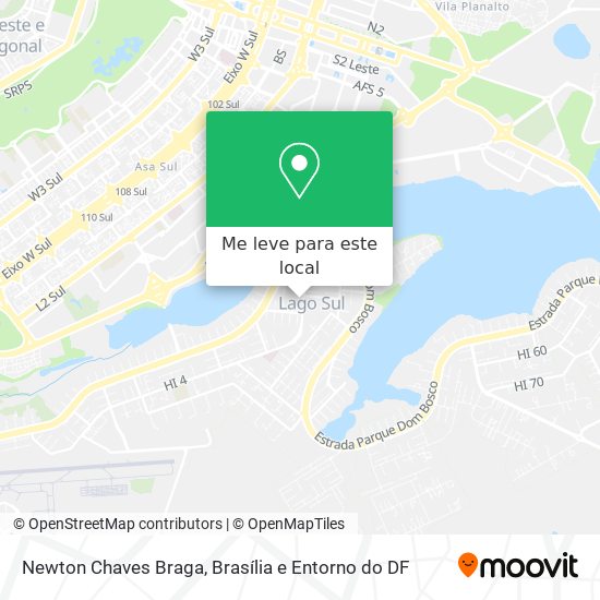 Newton Chaves Braga mapa