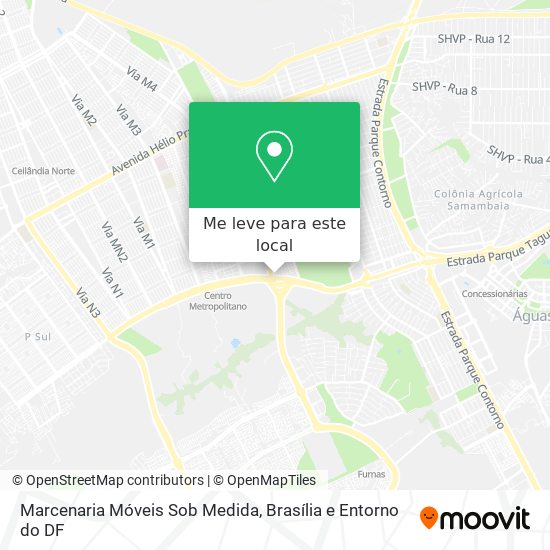 Marcenaria Móveis Sob Medida mapa