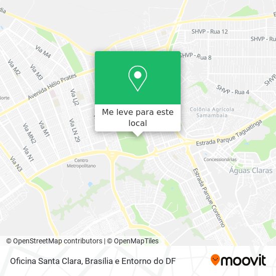 Oficina Santa Clara mapa