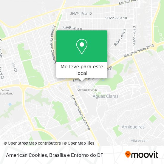 American Cookies mapa