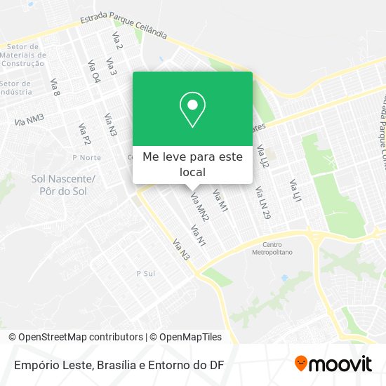 Empório Leste mapa