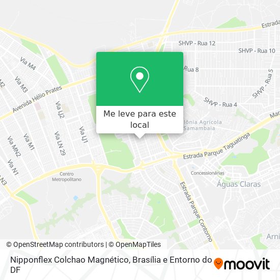 Nipponflex Colchao Magnético mapa