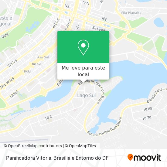 Panificadora Vitoria mapa