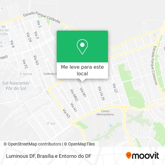 Luminous DF mapa