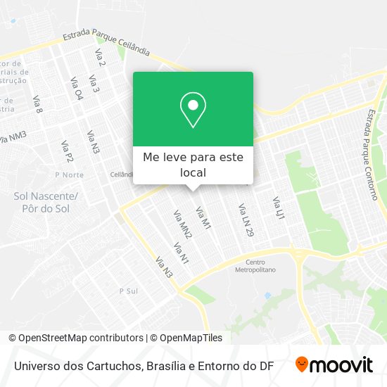 Universo dos Cartuchos mapa