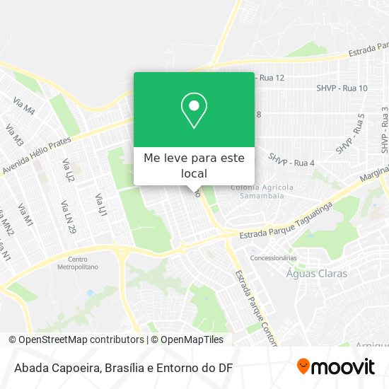 Abada Capoeira mapa