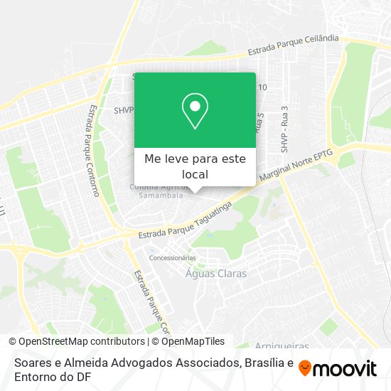 Soares e Almeida Advogados Associados mapa