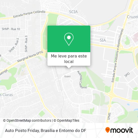 Auto Posto Friday mapa
