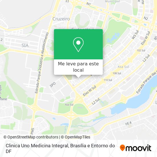 Clinica Uno Medicina Integral mapa