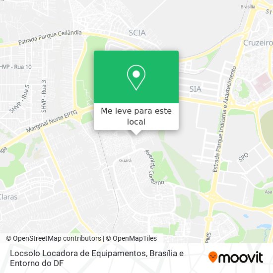 Locsolo Locadora de Equipamentos mapa