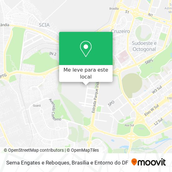 Sema Engates e Reboques mapa