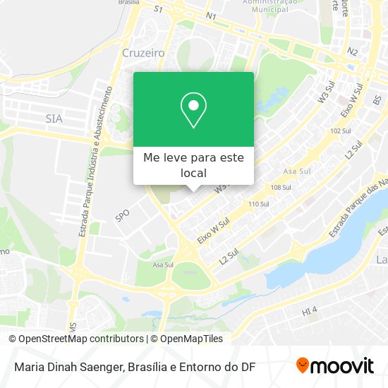 Maria Dinah Saenger mapa