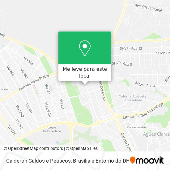Calderon Caldos e Petiscos mapa