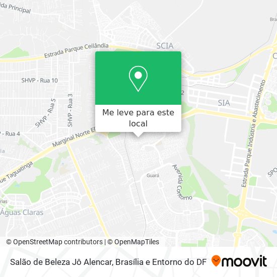 Salão de Beleza Jô Alencar mapa