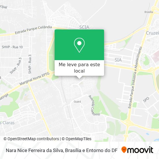 Nara Nice Ferreira da Silva mapa