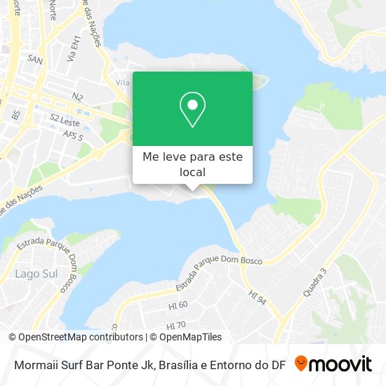 Mormaii Surf Bar Ponte Jk mapa