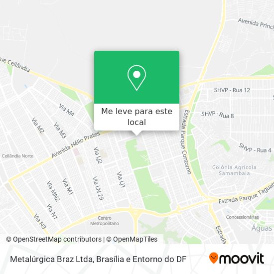 Metalúrgica Braz Ltda mapa