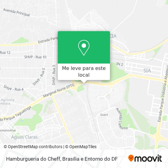 Hamburgueria do Cheff mapa