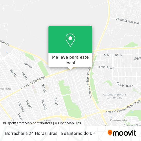 Borracharia 24 Horas mapa