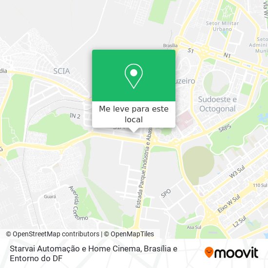 Starvai Automação e Home Cinema mapa