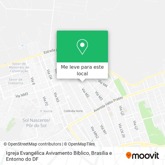Igreja Evangélica Avivamento Bíblico mapa