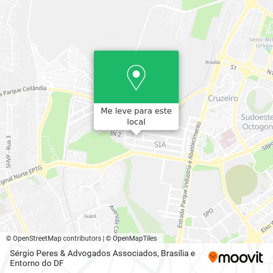 Sérgio Peres & Advogados Associados mapa