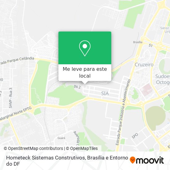 Hometeck Sistemas Construtivos mapa