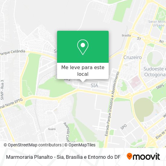 Marmoraria Planalto - Sia mapa