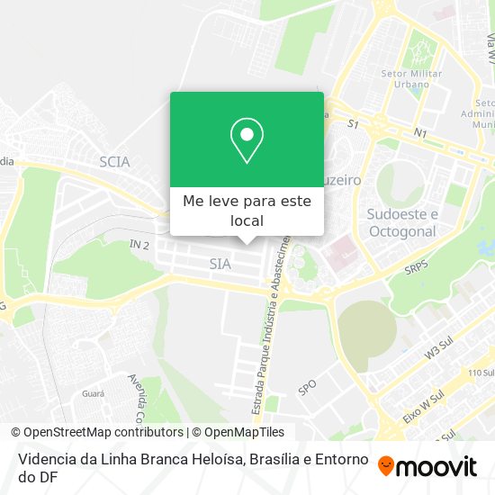 Videncia da Linha Branca Heloísa mapa