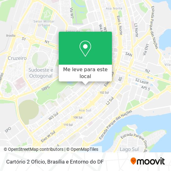 Cartório 2 Ofício mapa