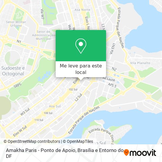 Amakha Paris - Ponto de Apoio mapa