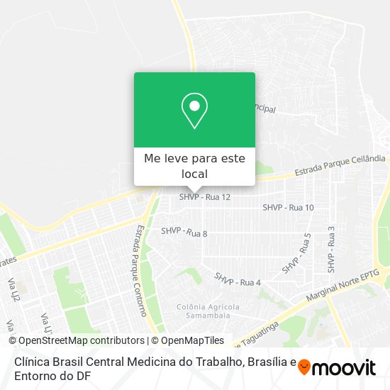 Clínica Brasil Central Medicina do Trabalho mapa