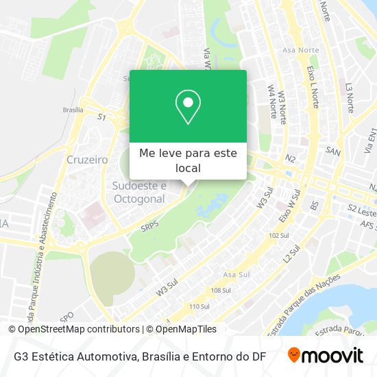 G3 Estética Automotiva mapa