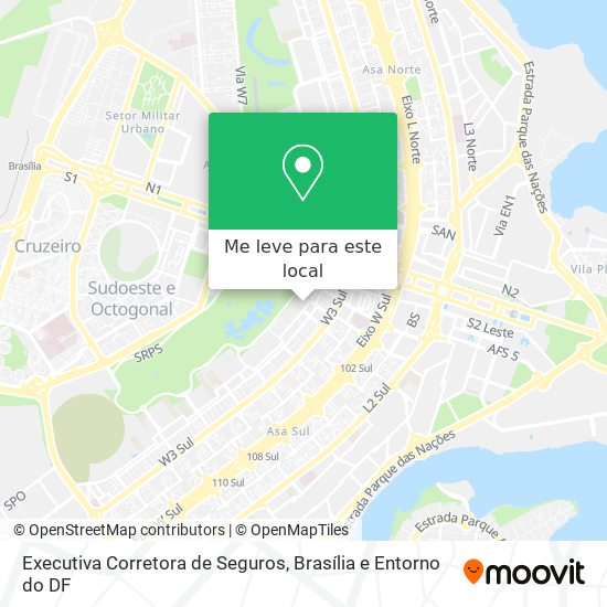 Executiva Corretora de Seguros mapa