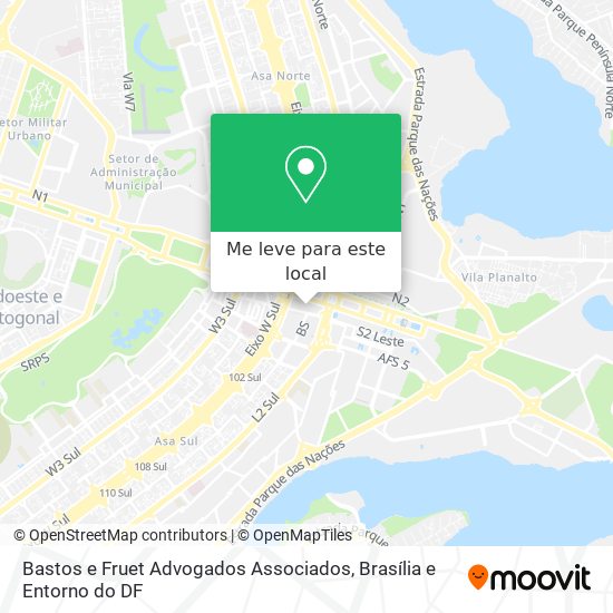 Bastos e Fruet Advogados Associados mapa