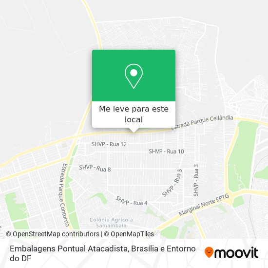 Embalagens Pontual Atacadista mapa