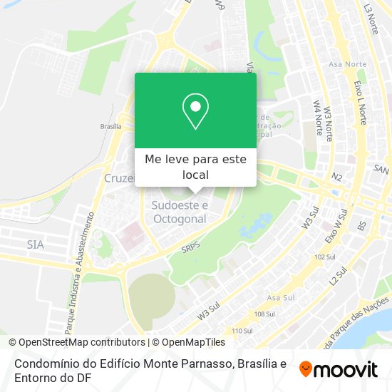 Condomínio do Edifício Monte Parnasso mapa