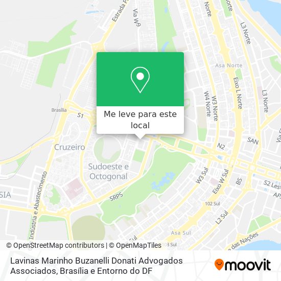 Lavinas Marinho Buzanelli Donati Advogados Associados mapa
