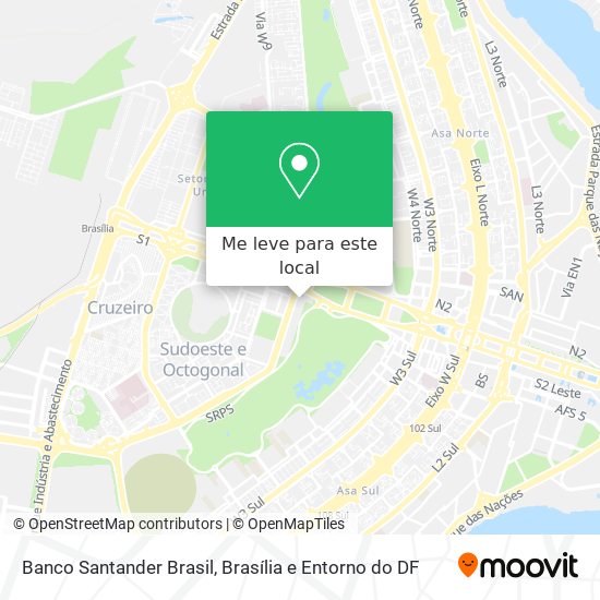 Banco Santander Brasil mapa