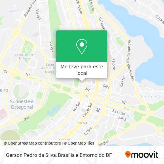 Gerson Pedro da Silva mapa