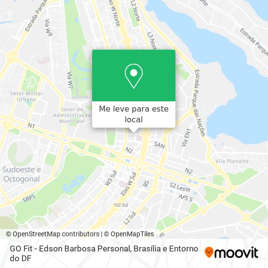 GO Fit - Edson Barbosa Personal mapa