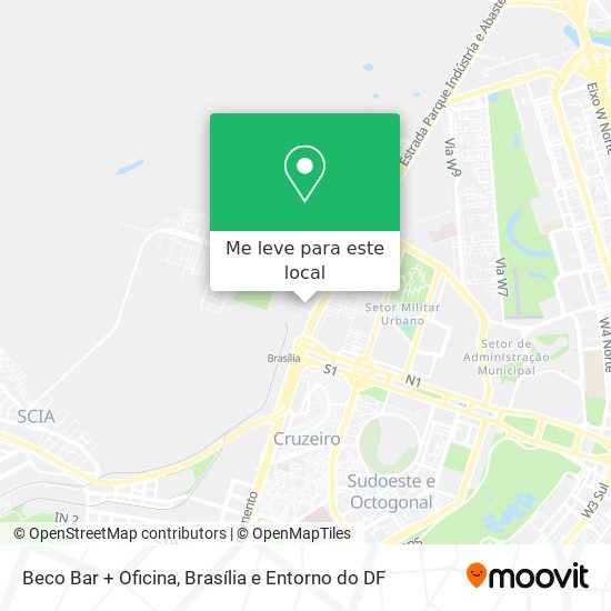 Beco Bar + Oficina mapa