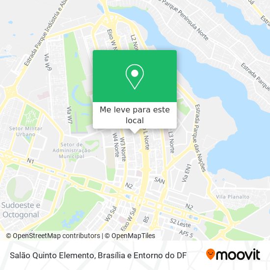 Salão Quinto Elemento mapa