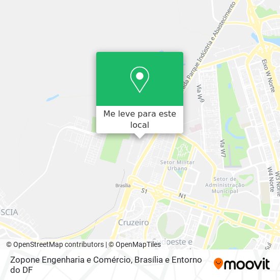 Zopone Engenharia e Comércio mapa