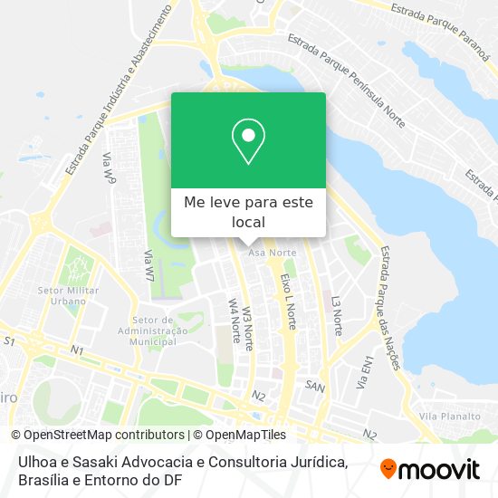 Ulhoa e Sasaki Advocacia e Consultoria Jurídica mapa