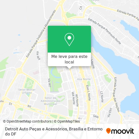 Detroit Auto Peças e Acessórios mapa